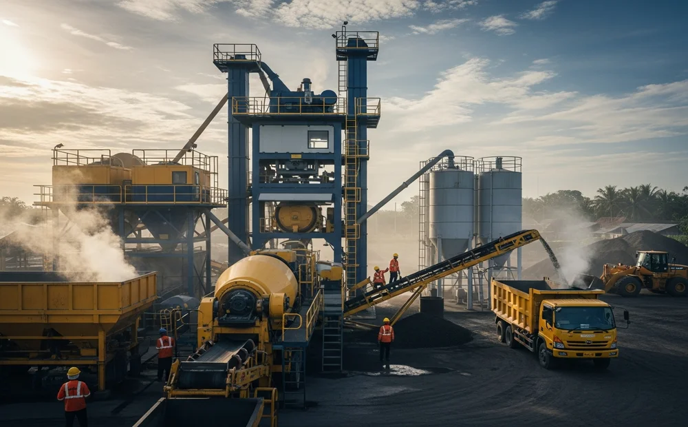 Infrastruktur pabrik aspal Semarang yang modern siap melayani proyek infrastruktur kota dan kabupaten