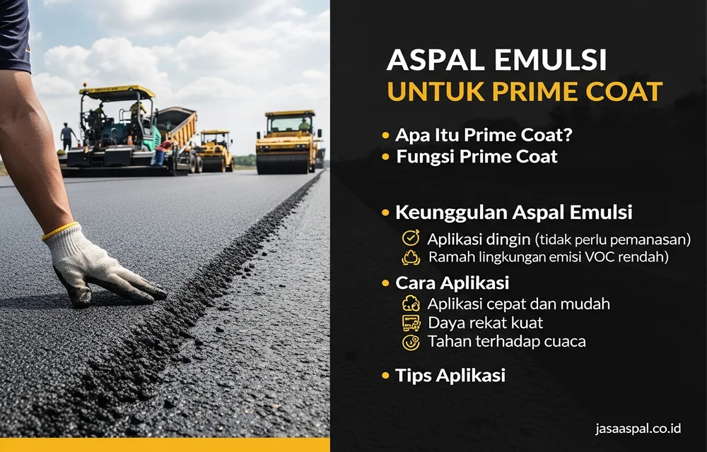 Aspal Emulsi untuk Prime Coat: Fungsi, Keunggulan & Aplikasi