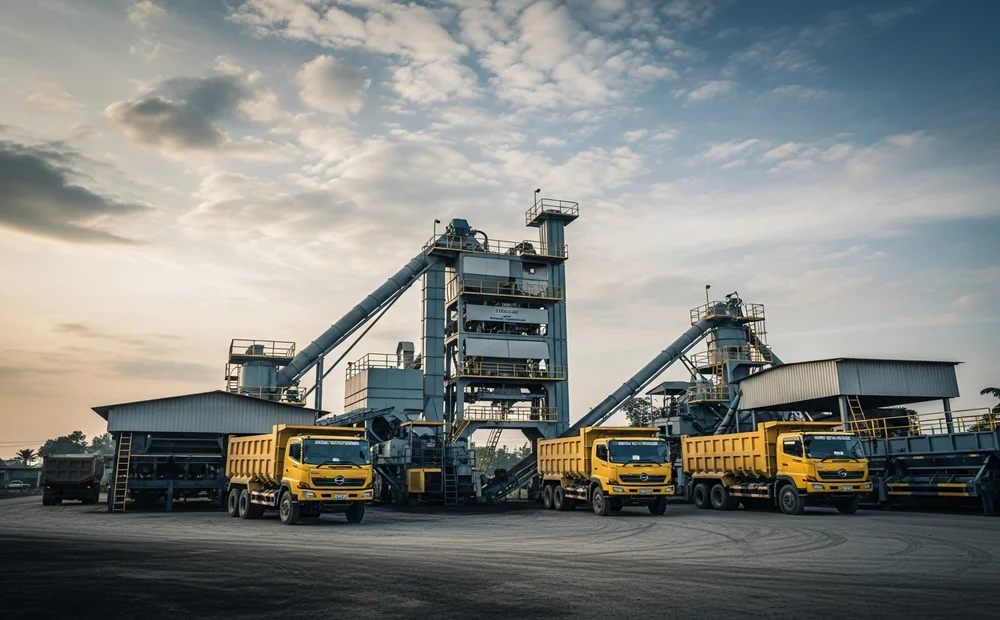 Pabrik Aspal Jakarta dengan skala produksi yang besar dan alat produksi yang modern.