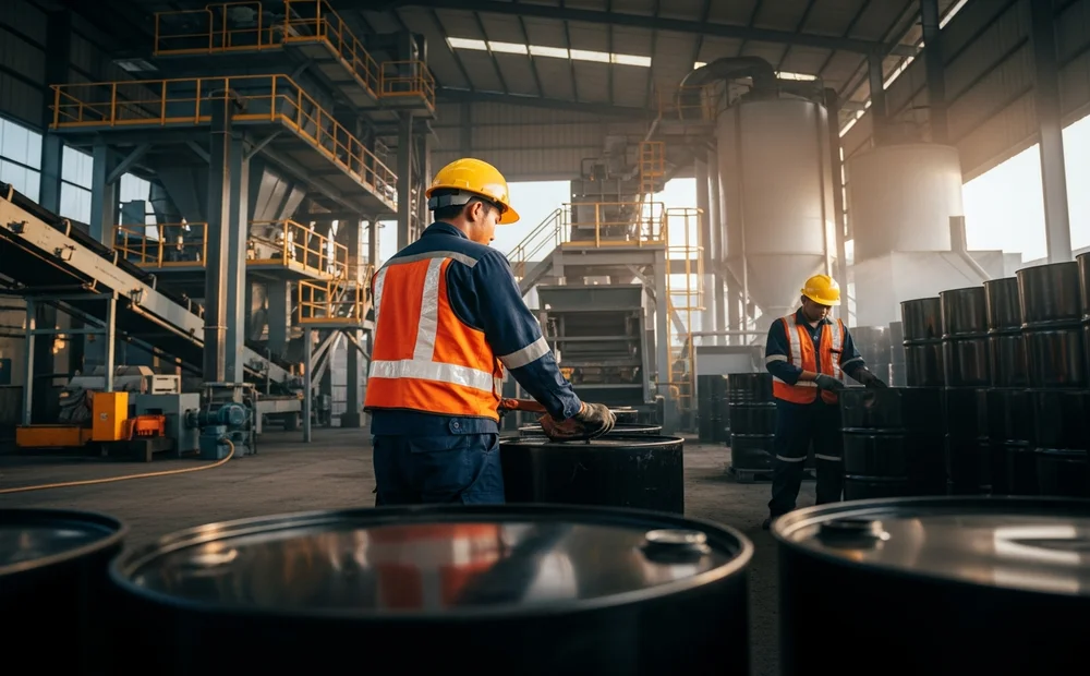 Pabrik Aspal Jakarta memproduksi material aspal dengan profesional dan menggunakan alat produksi yang modern.
