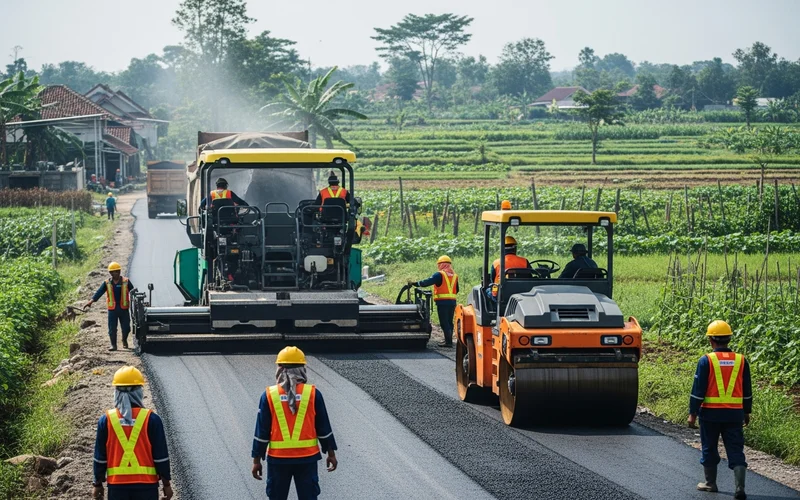 Layanan jasa pengaspalan Majalengka yang siap menjangkau area pelosok dan pedesaan.