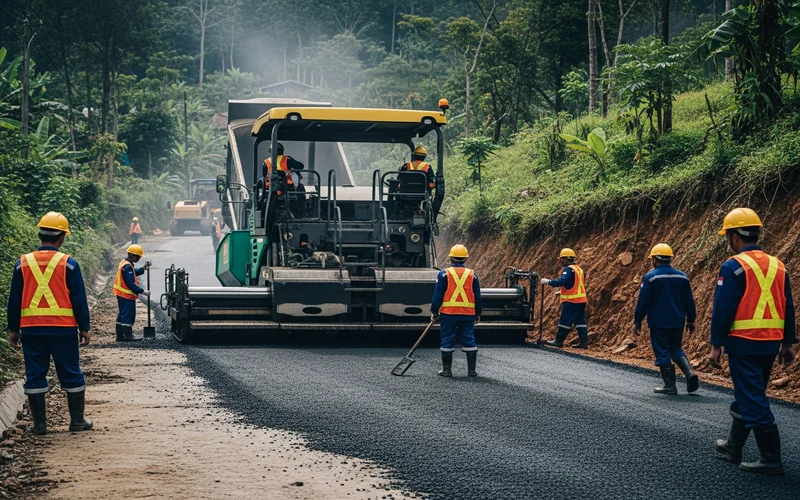 Jasa pengaspalan majalengka dengan hasil pengerjaan yang professional.