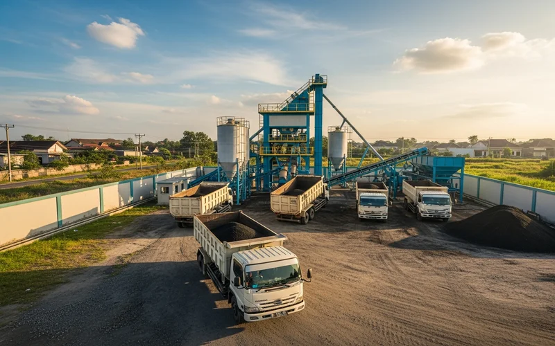 Stok material aspal hotmix berkualitas untuk supplai di Cilegon.