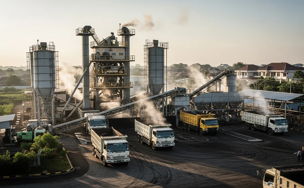 tempat produksi aspal Bandung lengkap dan terjangkau