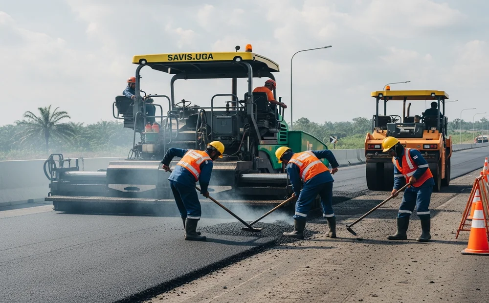 Pengaspalan proyek infrastruktur di Depok menggunakan suplai aspal dari Pabrik Aspal Depok dengan kualitas Aspal Hotmix terbaik.